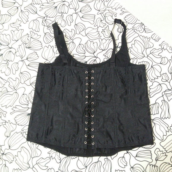 Frederick's of Hollywood black corset - Picture 2 of 5